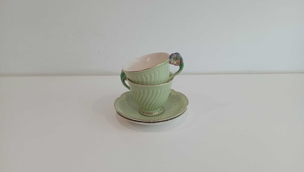 Conjunto de Chá Inglês Vintage | Crown Devon | Made in England