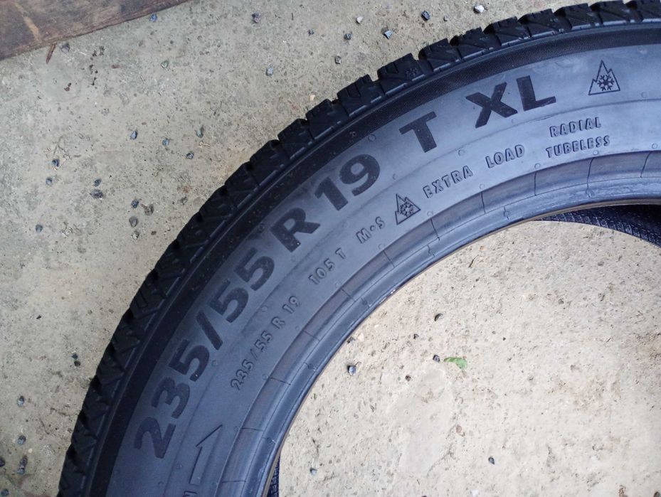 235/55 r19 -4шт- Continental 2021р зима шини резина 235 55 19 (c17*4)