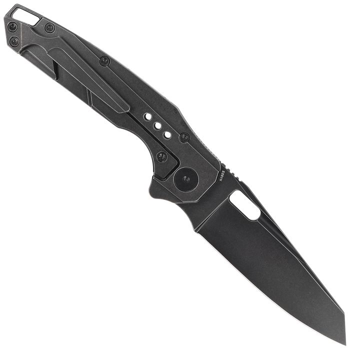 Nóż składany Bestech Nyxie Black Titanium, Black Stonewashed CPM S35VN