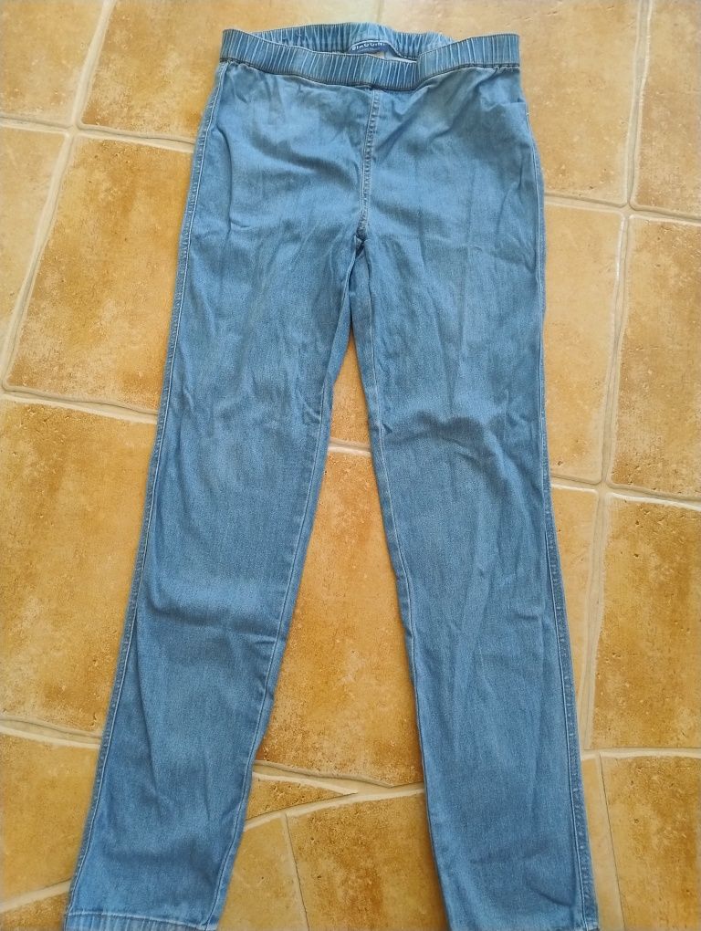 Spodnie 38 legginsy jeans bawełna