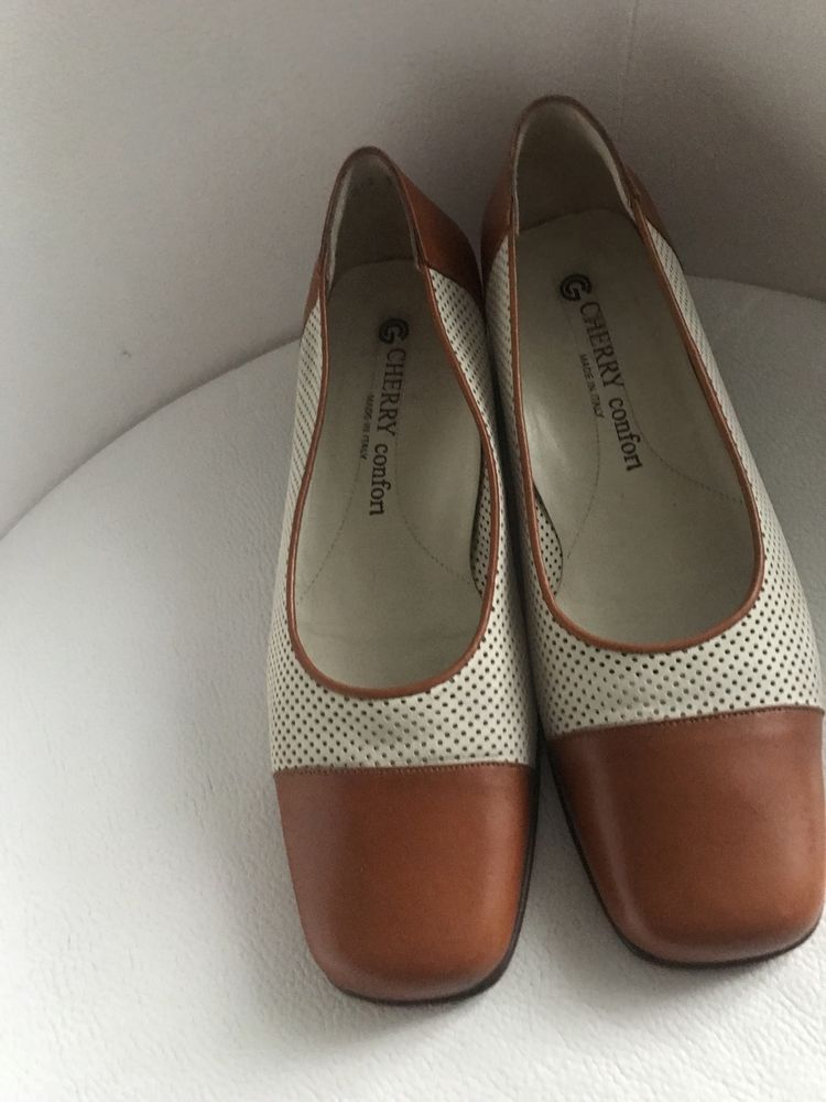 Czółenka damskie skórzane Cherry r. 39/25