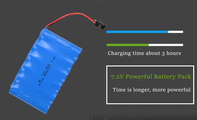 Carro Telecomandado 4WD Escala 1:16 Comando 2.4G (2 Baterias)