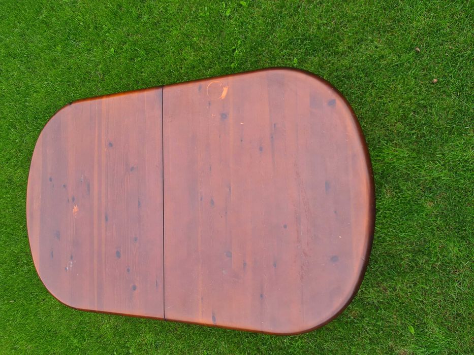 Drewniany stół Swarzędzkie Meble regulowany w zakresie 156/336cm 95cm