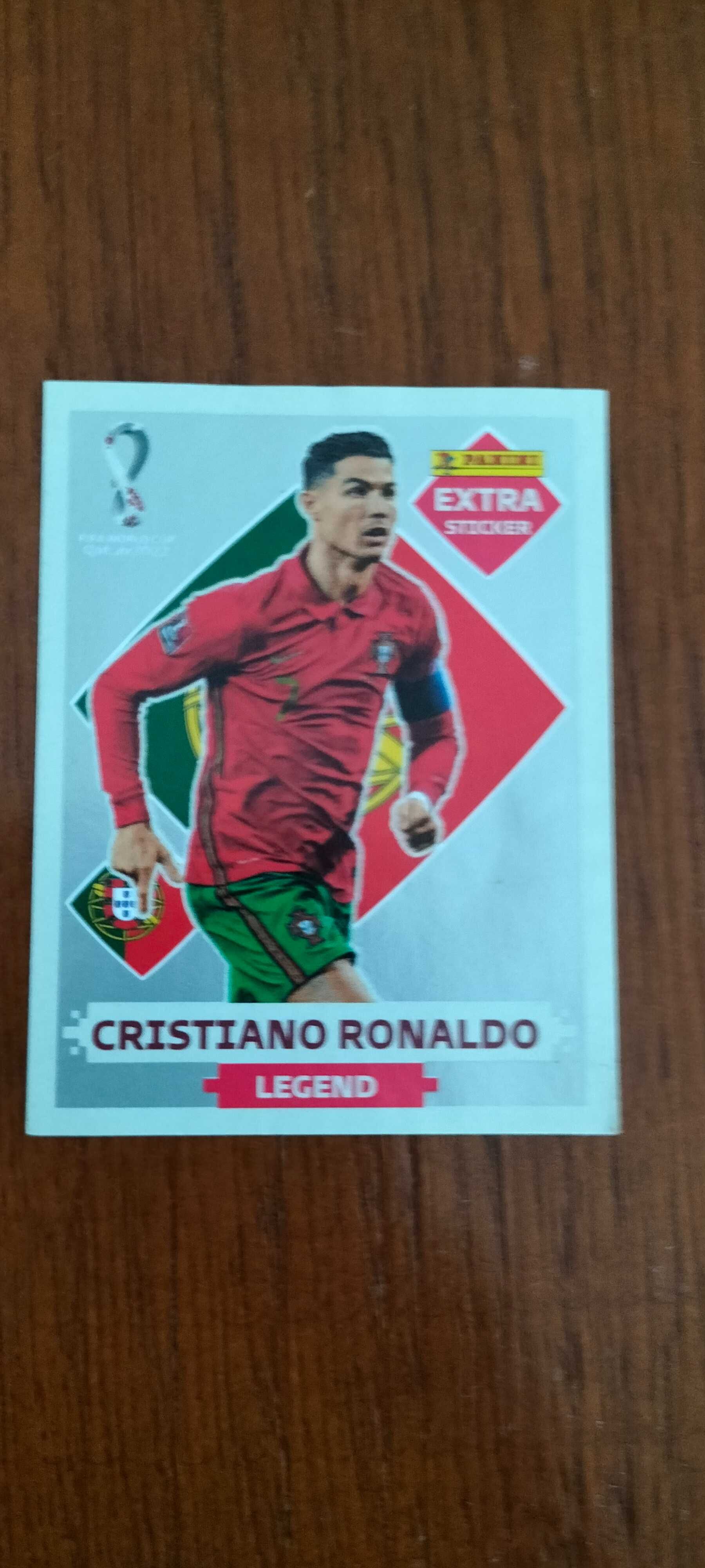 Cromo Cristiano Ronaldo Legend e Gavi Rookie