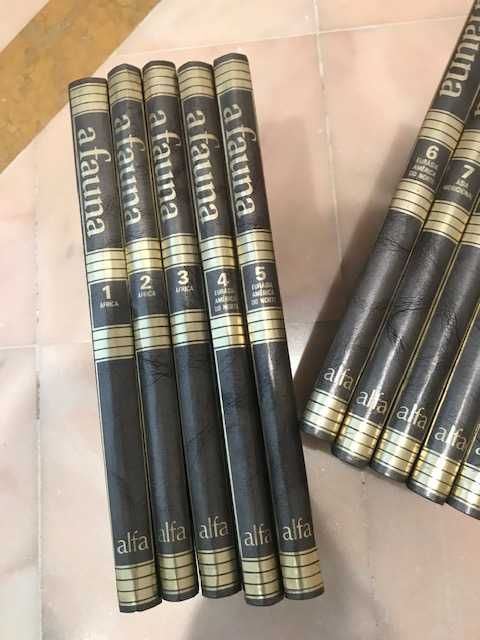 11 Volumes da Enciclopédia FAUNA