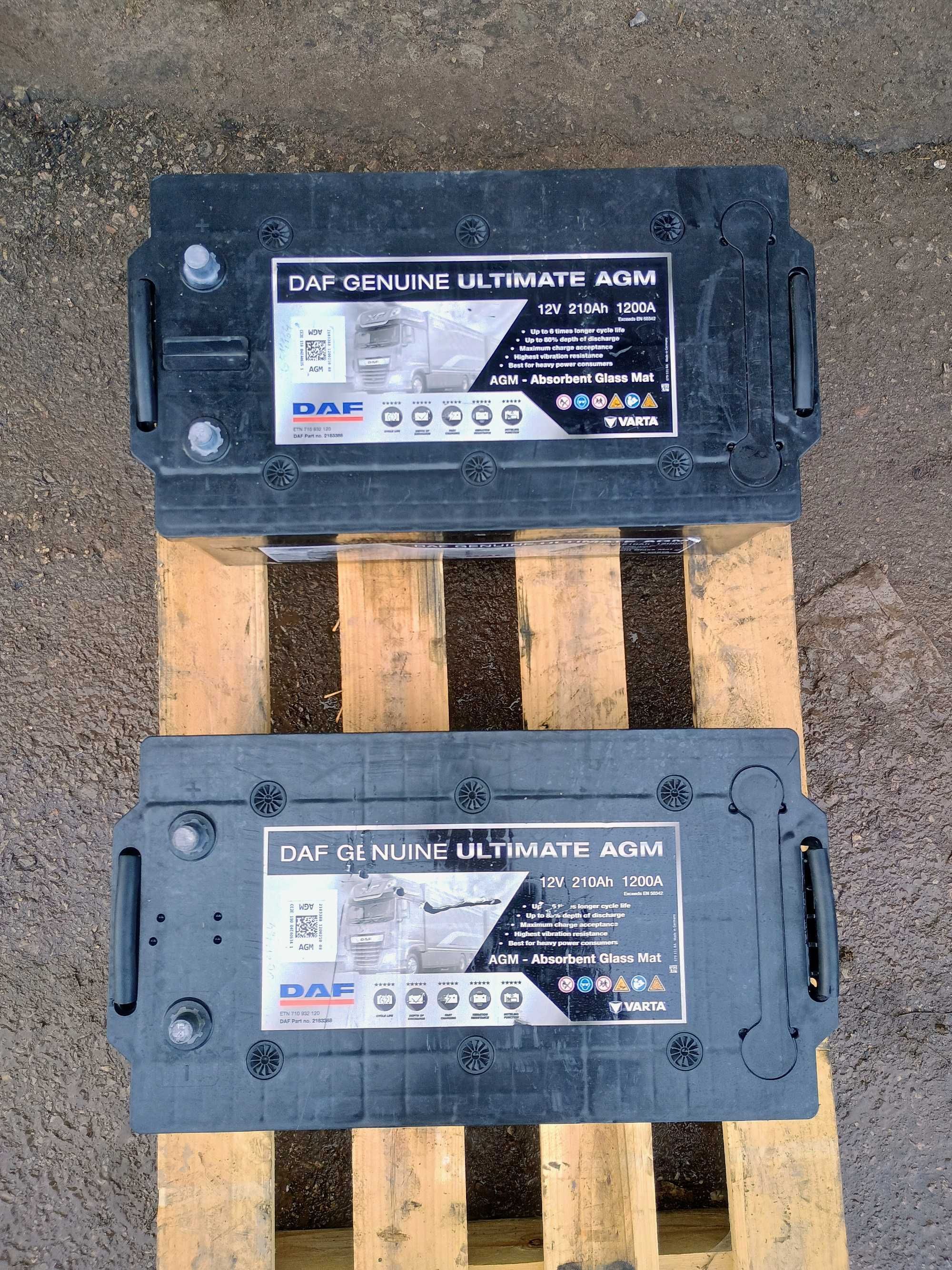 Akumulator DAF 210Ah 1200A (EN) - 12V - AGM