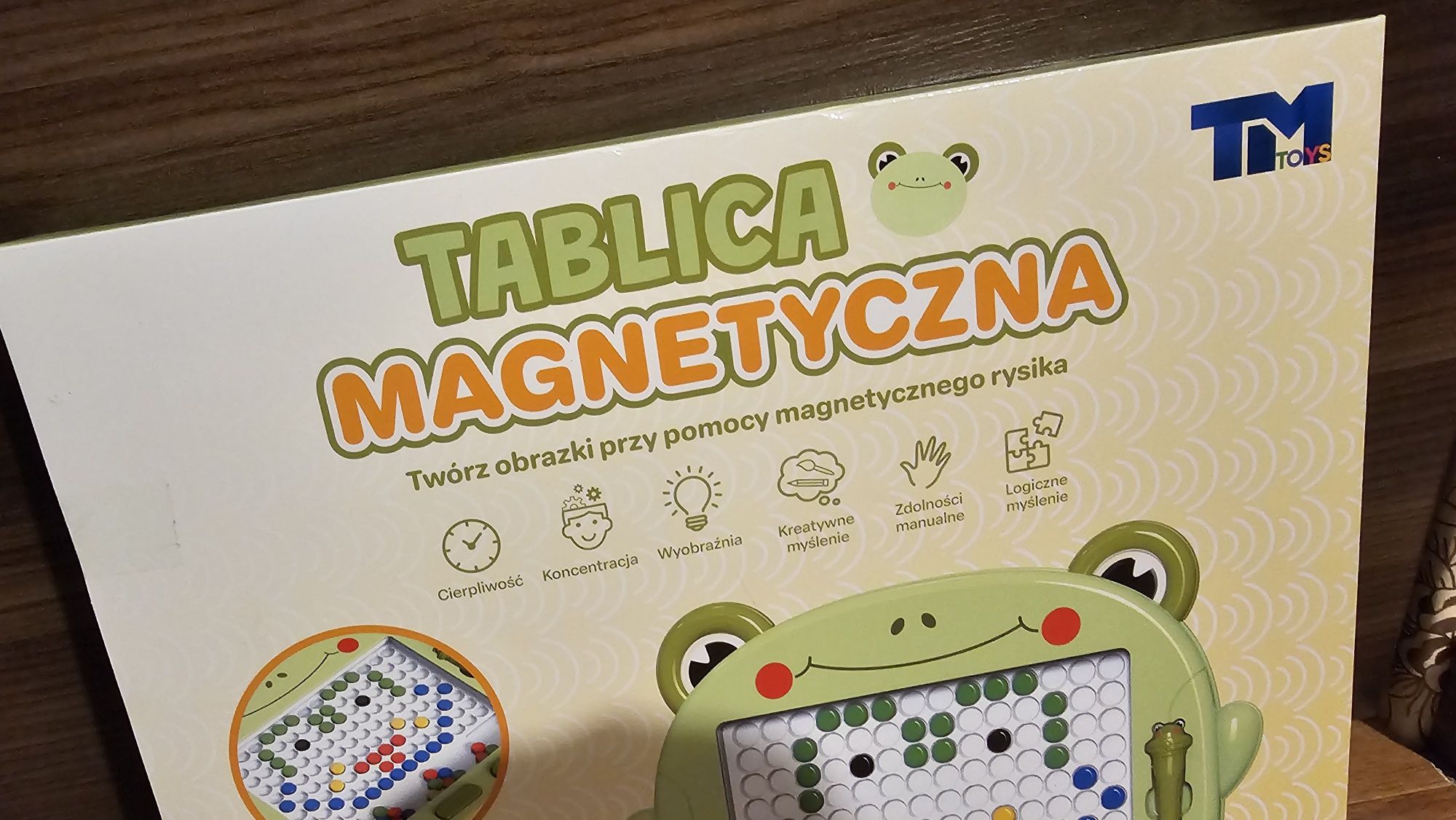 TM Toys tablica magnetyczna żabka motoryka