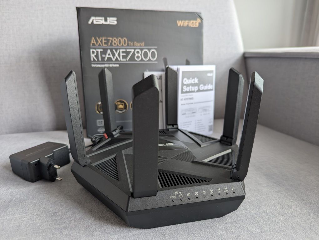 Router ASUS RT-AXE7800 | WiFi 6E | AXE7800 | 6 GHz | Stan bdb