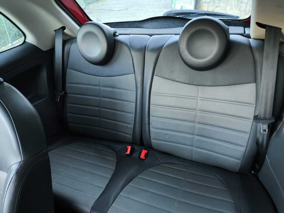 Fiat 500 1.2cv, vermelho