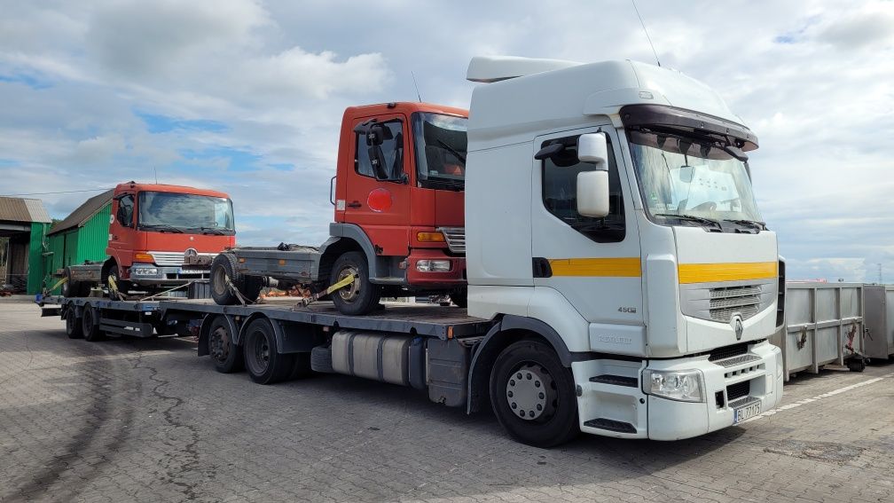 Transport maszyn rolniczych, budowlanych, usługi transportowe