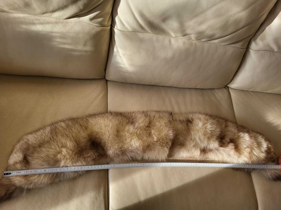 Etola z lisa naturalne futro szalik