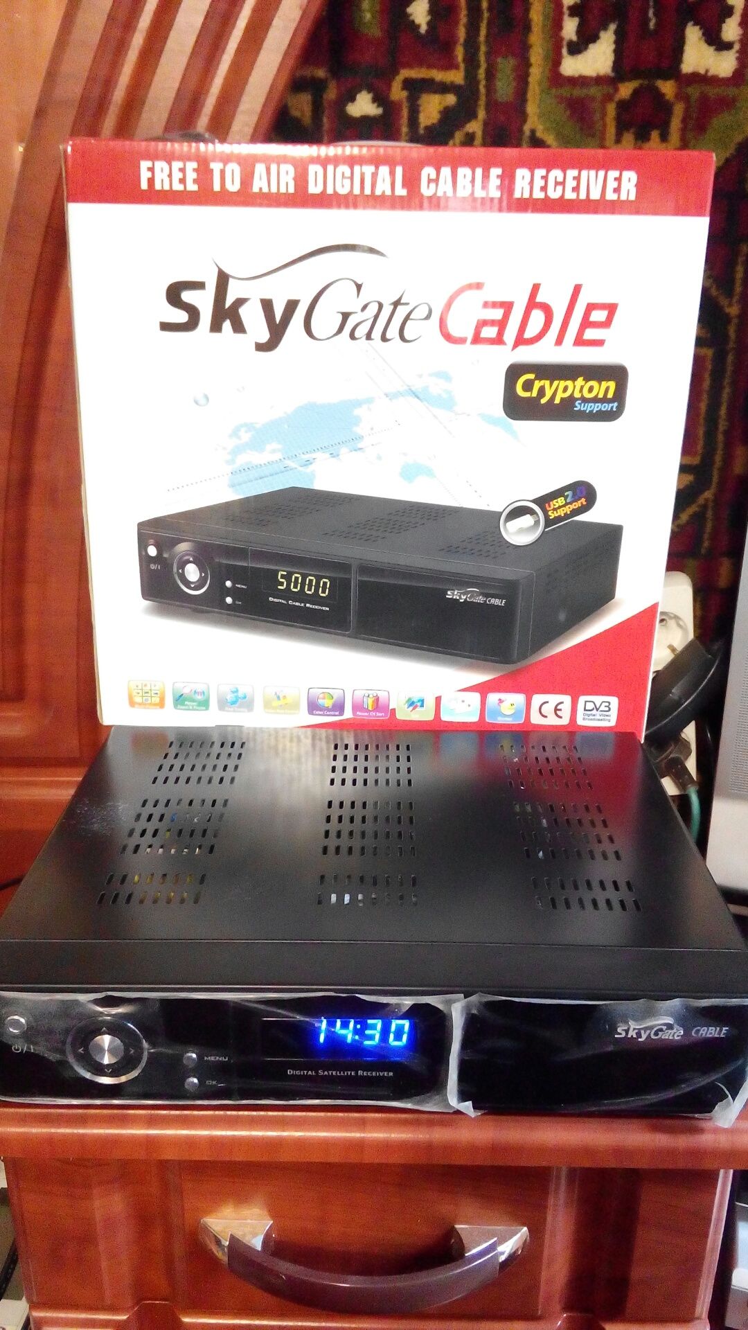 Ресивер Тюнер SkyGate Cable для цифрового кабельного телебачення DVBC