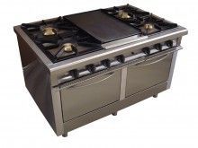 Fogao Industrial Inox 4 Bocas + 2 fornos Novo c/garantia por encomenda