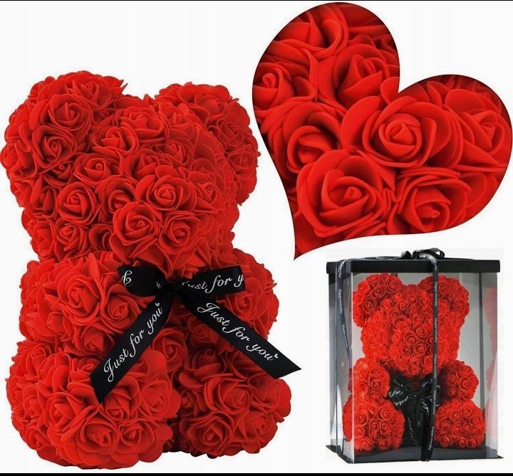 Misie z Różyczek 25cm