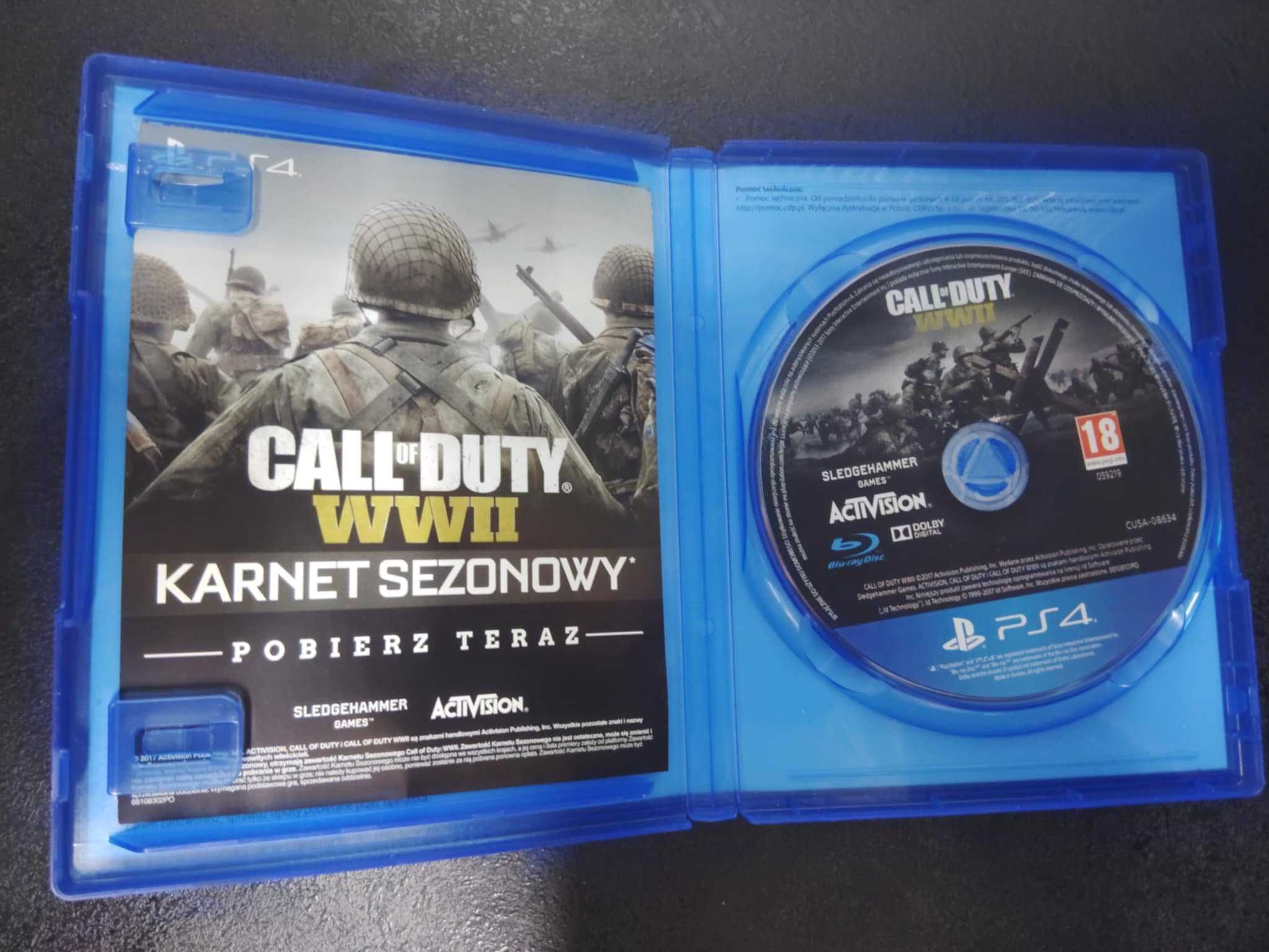 Call of Duty WWII PS4 Polska wersja dubbing COD WW2 ps5 gra na konsole