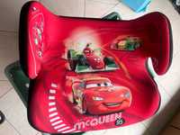 Siedzisko samochodowe dla dziecka Cars Zygzak McQueen  15-36kg