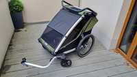 Przyczepka rowerowa dla dziecka, podwójna - THULE Chariot Cab 2