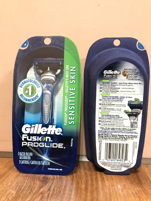 NEW Станок Gillette Fusion ProGlide Sensitive Skin Оригинал из USA!