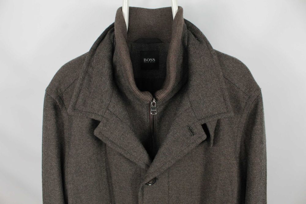 Шикарне шерстяне люкс пальто Hugo Boss Оригінал розмір Л 50-52