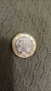 Moeda Slovensko de 1 euro