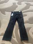 Zara zip flared jeans
