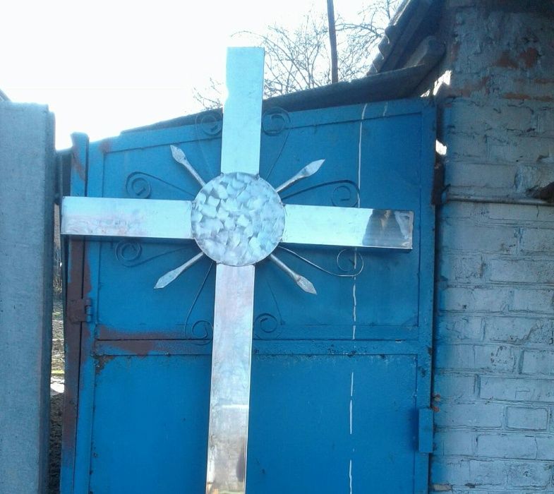 Продам хрест з нержавіючої сталі