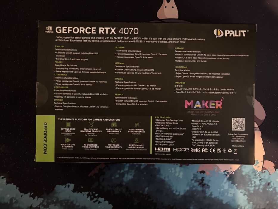 Nvidia RTX 4070 impecável