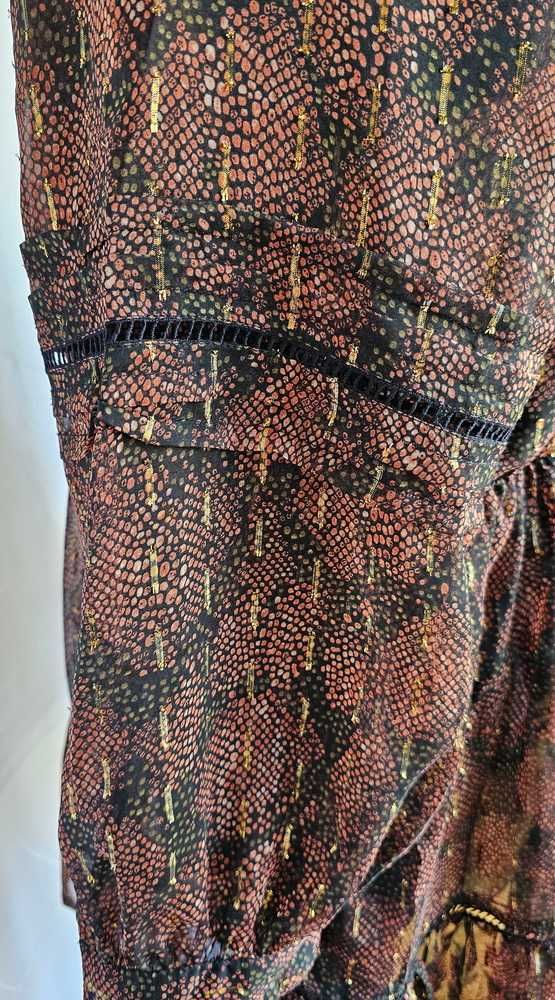 NARI śliczna sukienka w brązach Plus Size nowa