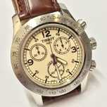 TISSOT V8 S Chronograph Zegarek męski MASYWNY 42mm SKÓRZANY pasek ORYG