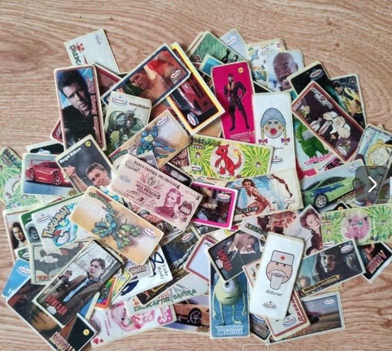 Наклейки з жуйок 200ш