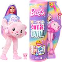 Barbie Cutie Reveal Doll with Pink Hair & Teddy Bear Costume