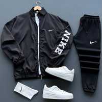 Чорний спортивний костюм штани вітрівка Найк Nike