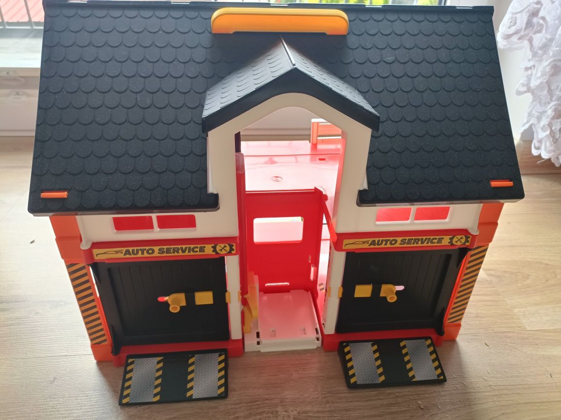 Wader Play house, auto serwis, garaż, warsztat, dźwig samochodowy