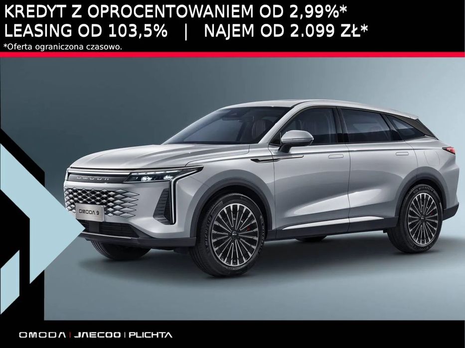 Omoda 9 System audio SONY 14 głośników Ogrzewane Wentylowane fotele KAMERA 540