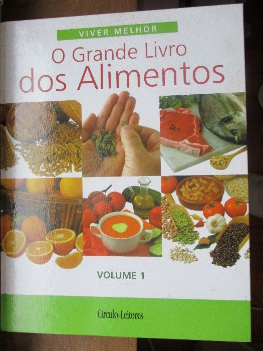 Livro " O grande Livros dos Alimentos" vol I e II