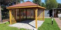 Altanka ogrodowa altana drewniana wiata pergola Klaudia 3x4m