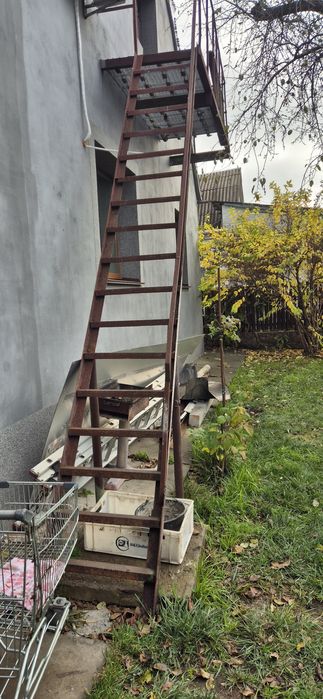 Драбина, лестница уголок 6.5×6.5 товщина 5