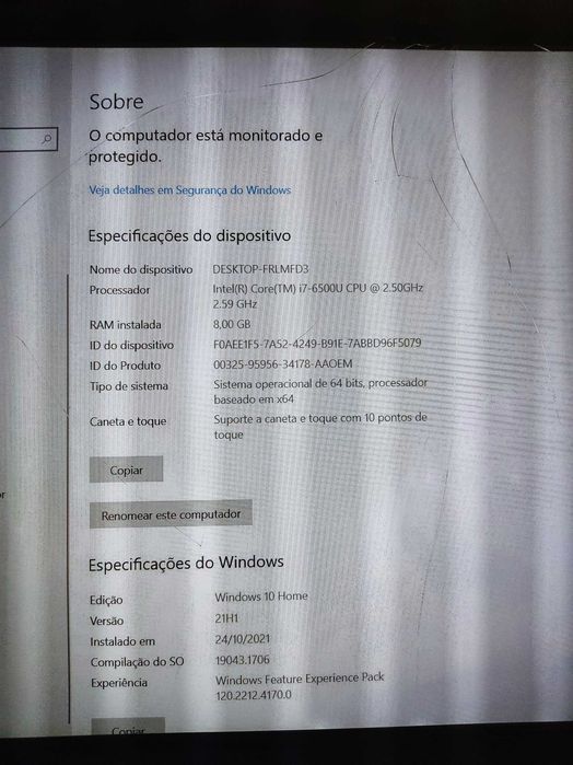 Portátil Hp Envy i7 GeForce 930M 480GB SSD 8GB RAM (17 polegadas)