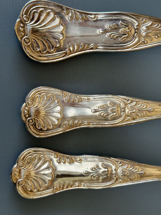 Zestaw lyzek posrebrzane