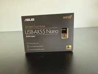 Karta sieciowa ASUS USB-AX55 USB-A, Zewnętrzna, 2.4 / 5 GHz