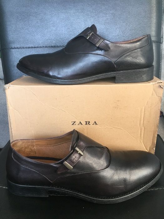 Туфлі монки Zara, Португалія натуральна шкіра 44р 29,5см