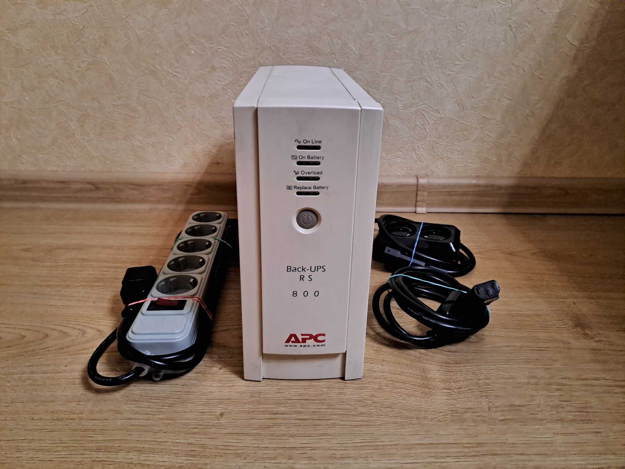 ДБЖ APC Back-UPS RS 800VA 24 вольта на два акебе.