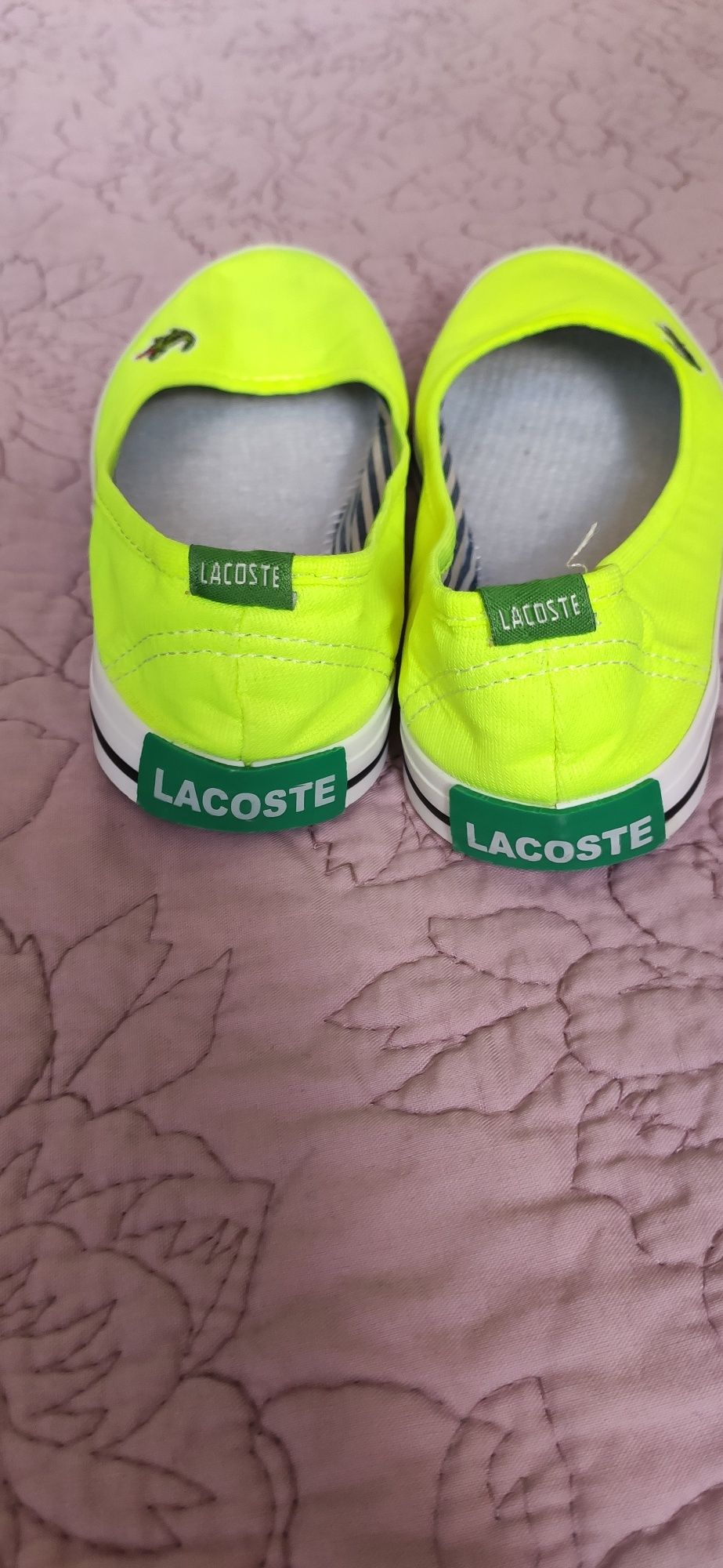 Обувь для девочек (балетки) LACOSTE. Размер - 20 см