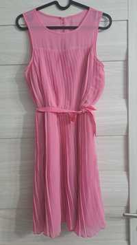 Różowa wyjściowa  sukienka 158cm z Cool Club