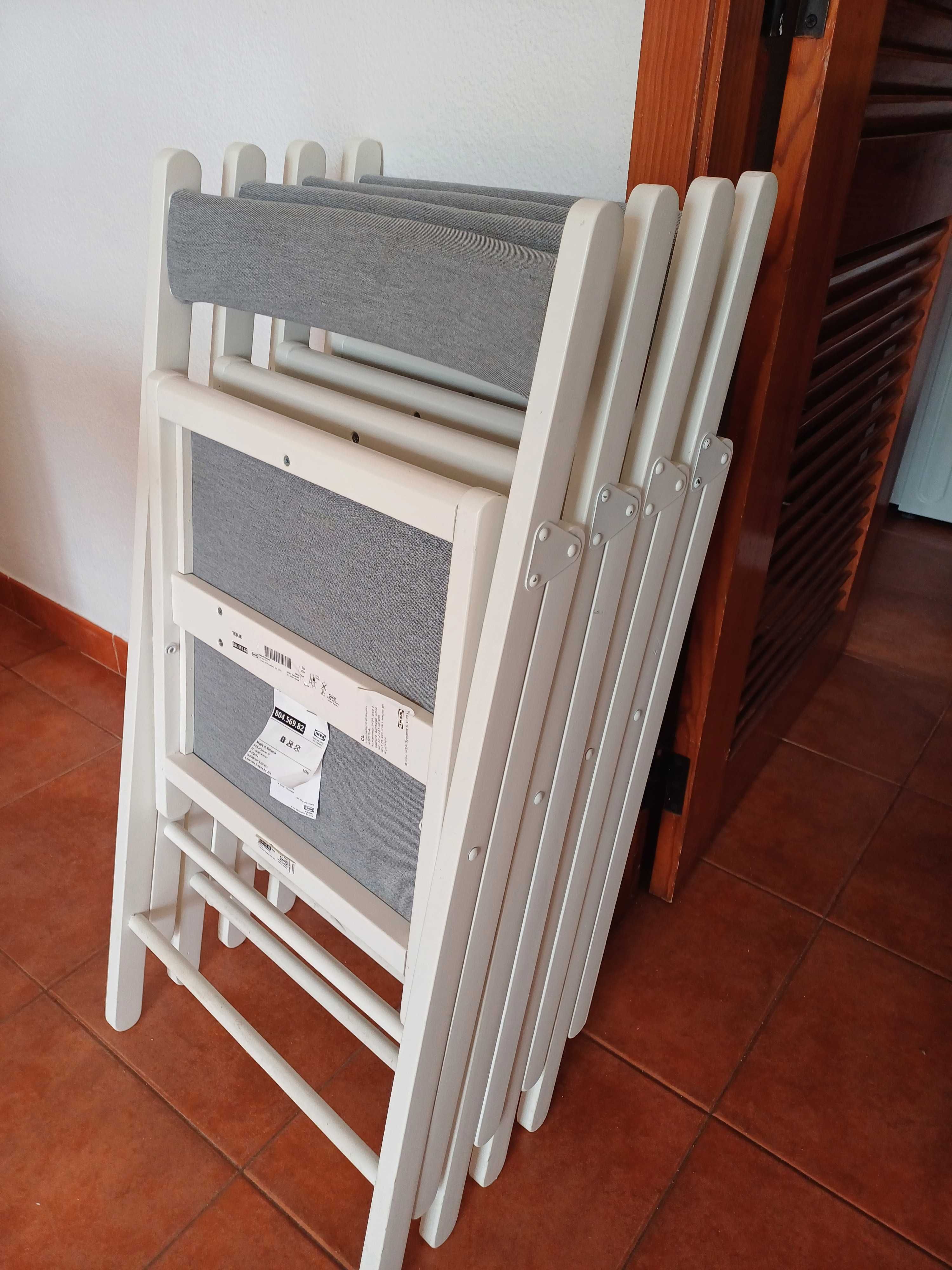 (Reservado) Mesa IKEA NORDEN e quatro cadeiras FROSVI, em ótimo estado