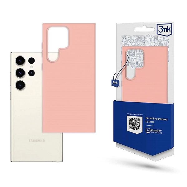 Etui 3mk Matt Case na Samsung Galaxy S23 Ultra - różowe