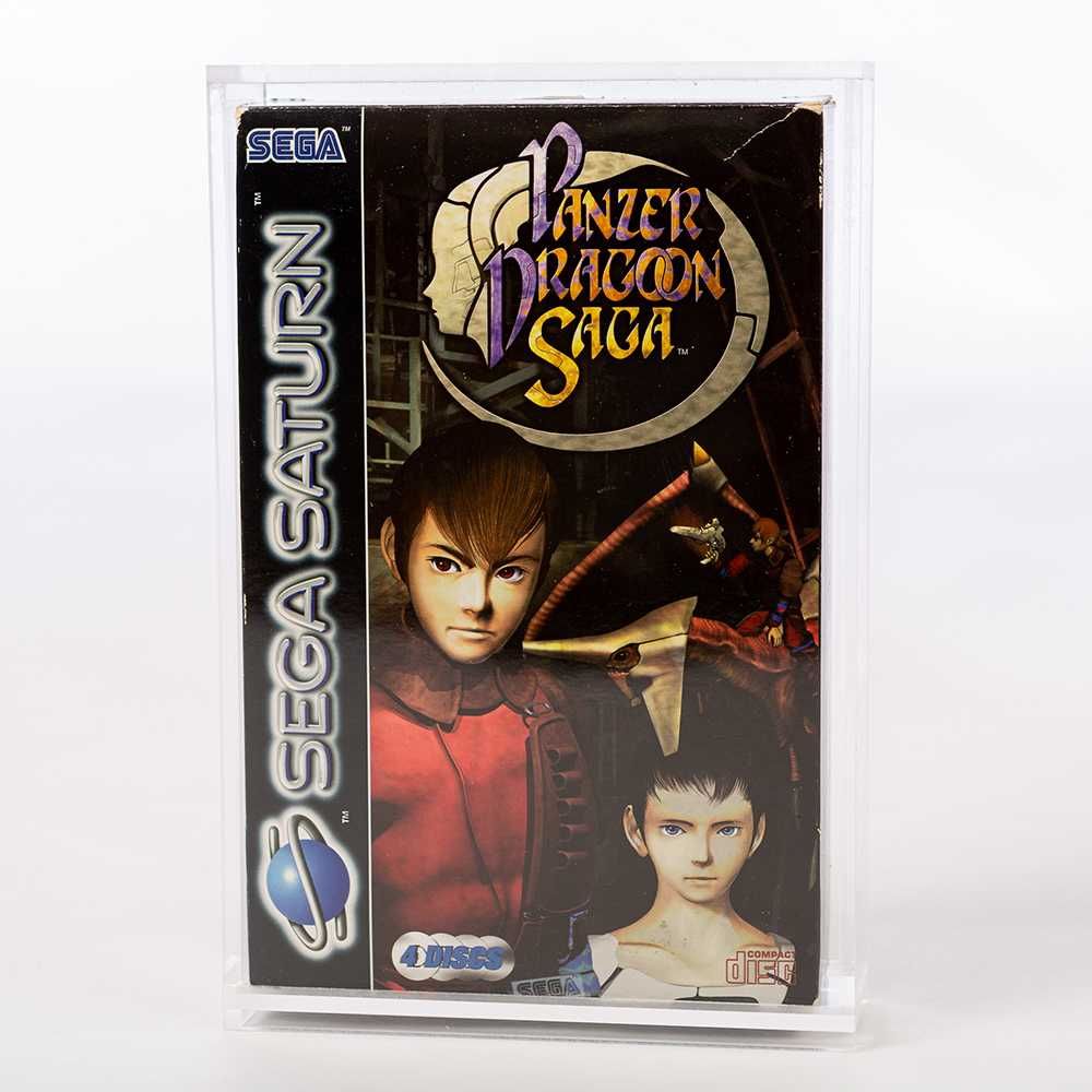 Caixas em acrílico para jogos Sega Saturn