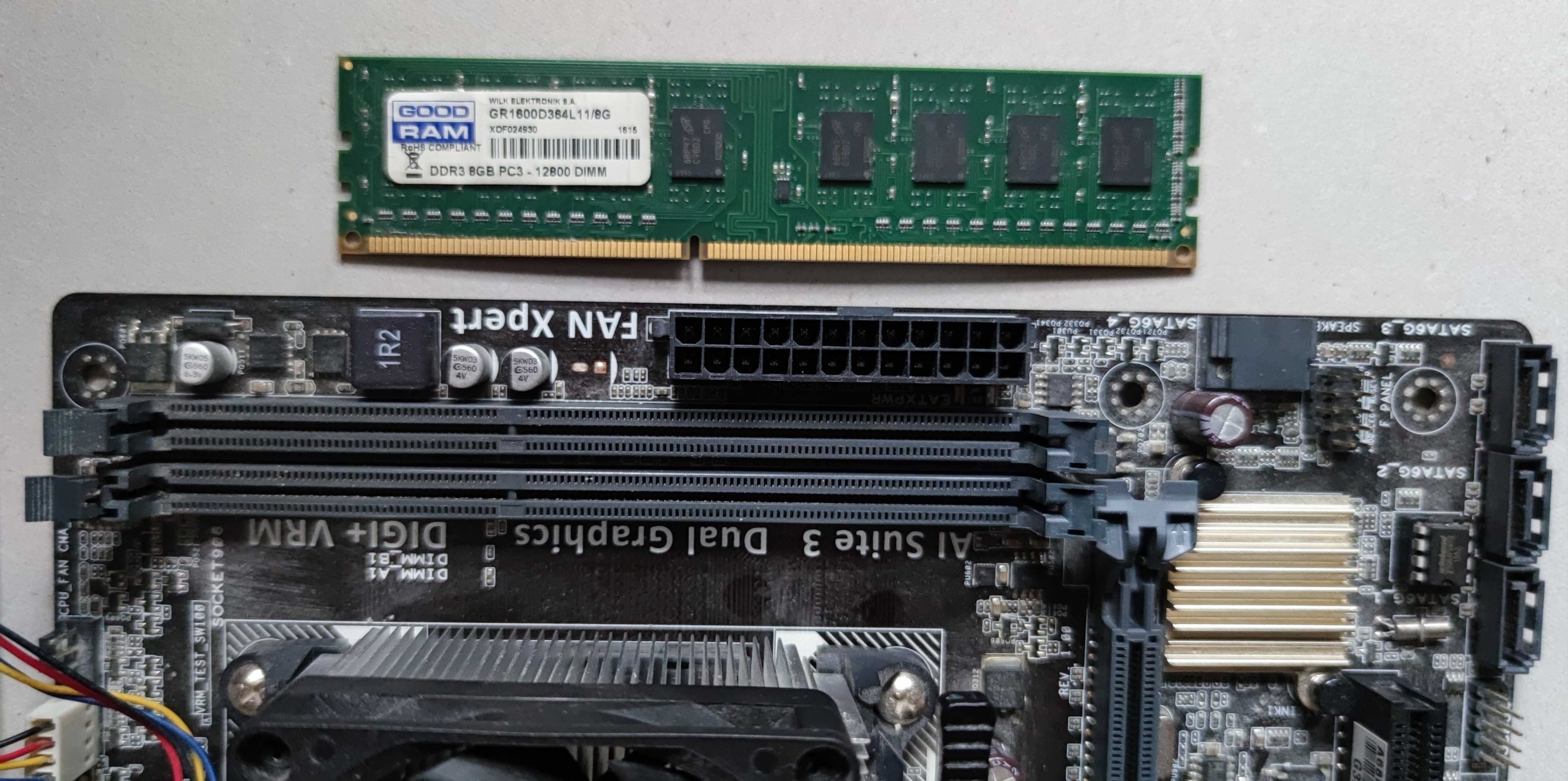 Материнська плата ASUS, Процесор AMD, Пам’ять DDR3