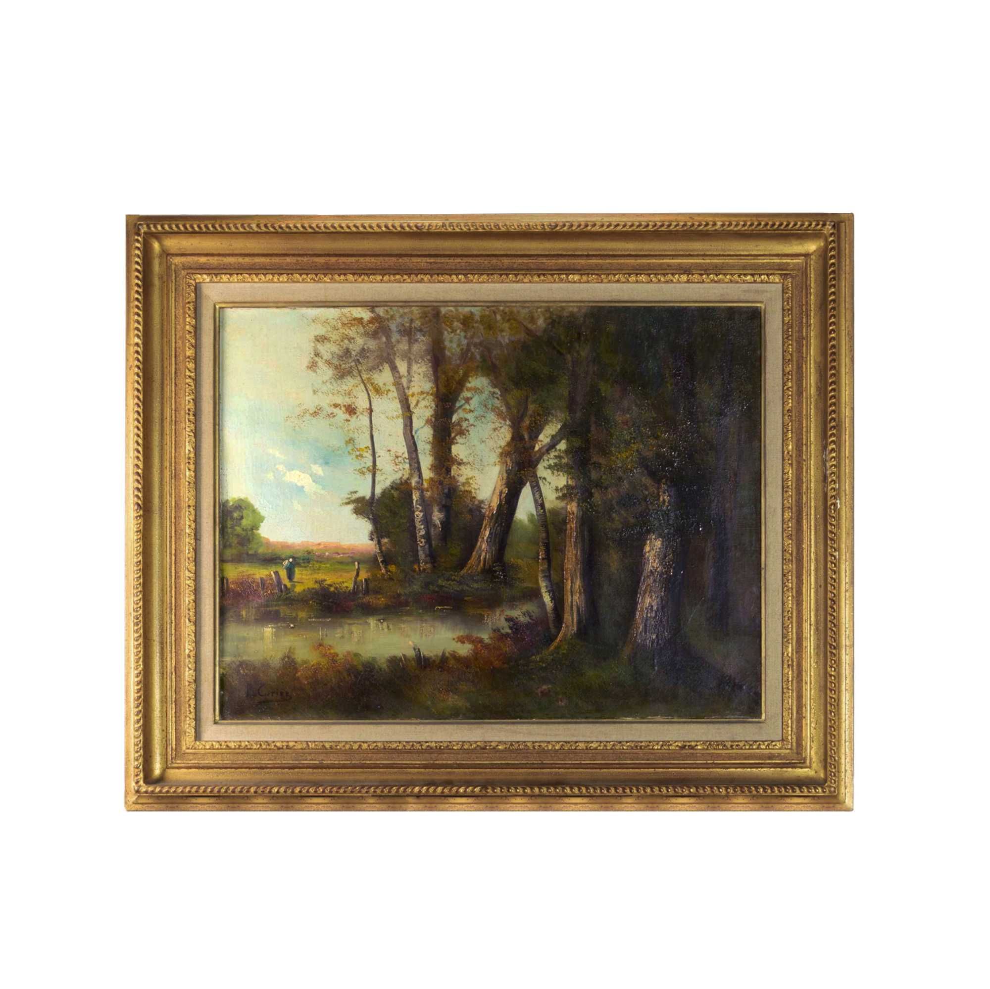 Pintura paisagem bucólica século XX | Romantismo