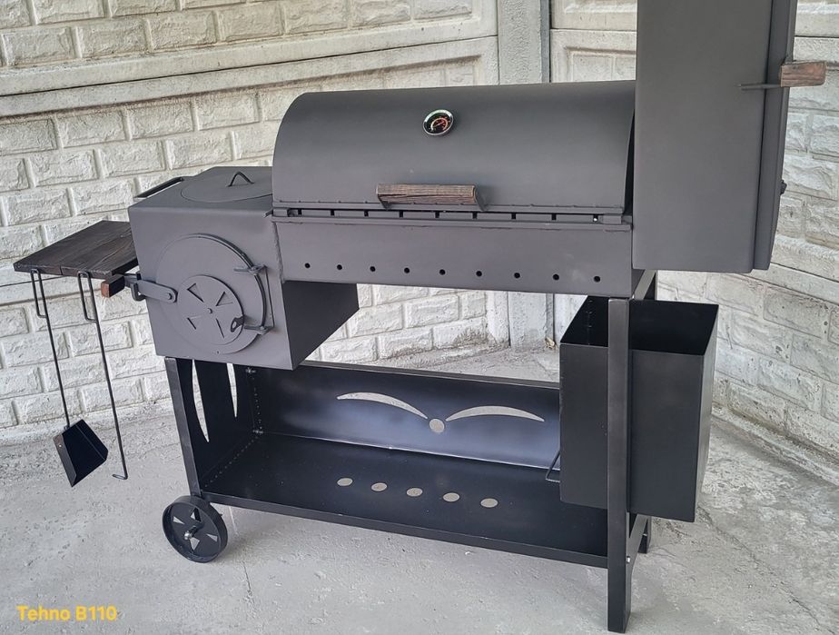 ХІТ! 5мм! 4в1! Мангал Коптильня Смокер Барбекю / Печь под Казан